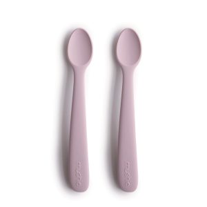 Mushie Babylepels Set 2 Stuks Soft Lilac