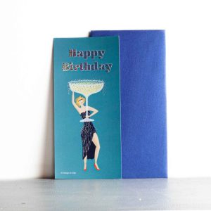 Design & Wijn – Wenskaart Happy Birthday